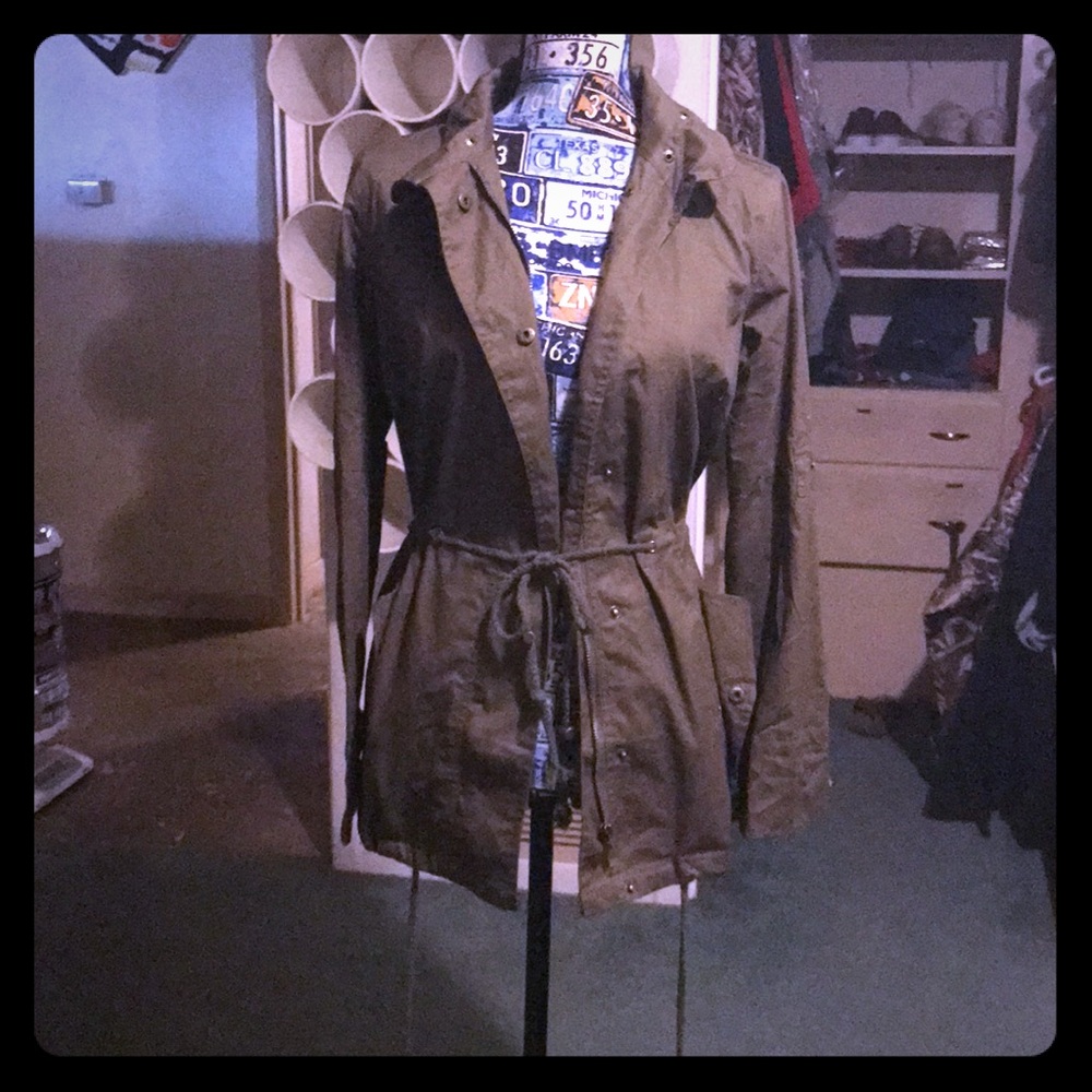 Olive green jacket